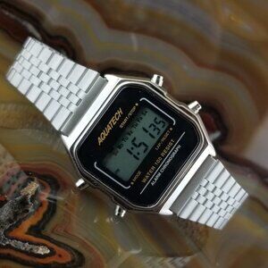 Mens Aquatech Digital Alarm Chronograph Watch